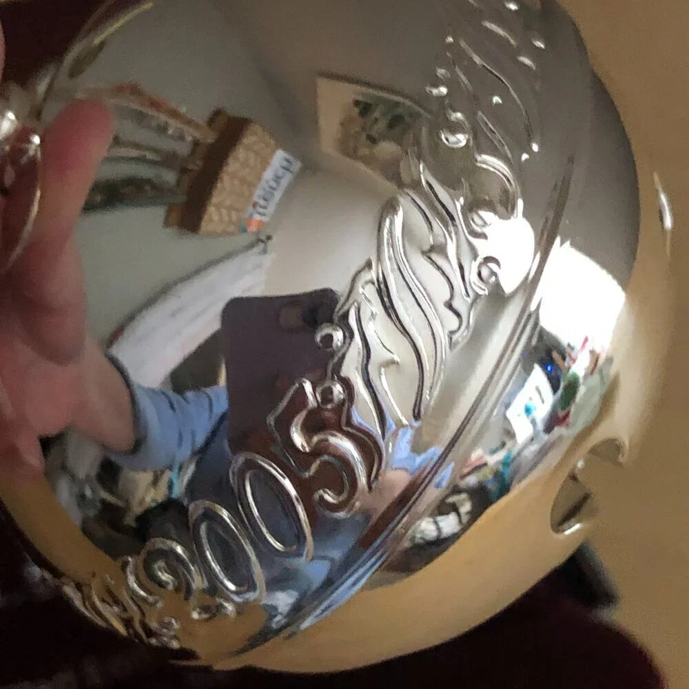 Vintage 2005 Wallace Silversmiths Silver Sleigh Bell - 35th Anniversary Edition
